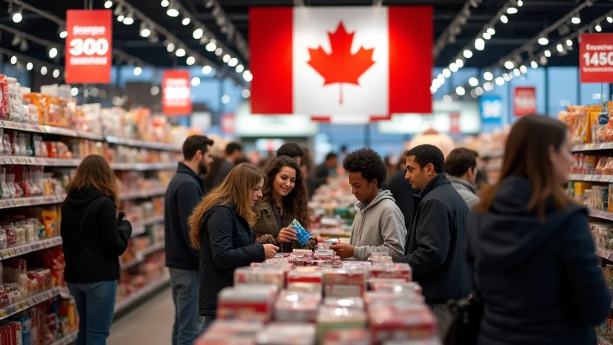 Las ventas minoristas en Canadá no cumplen con las expectativas