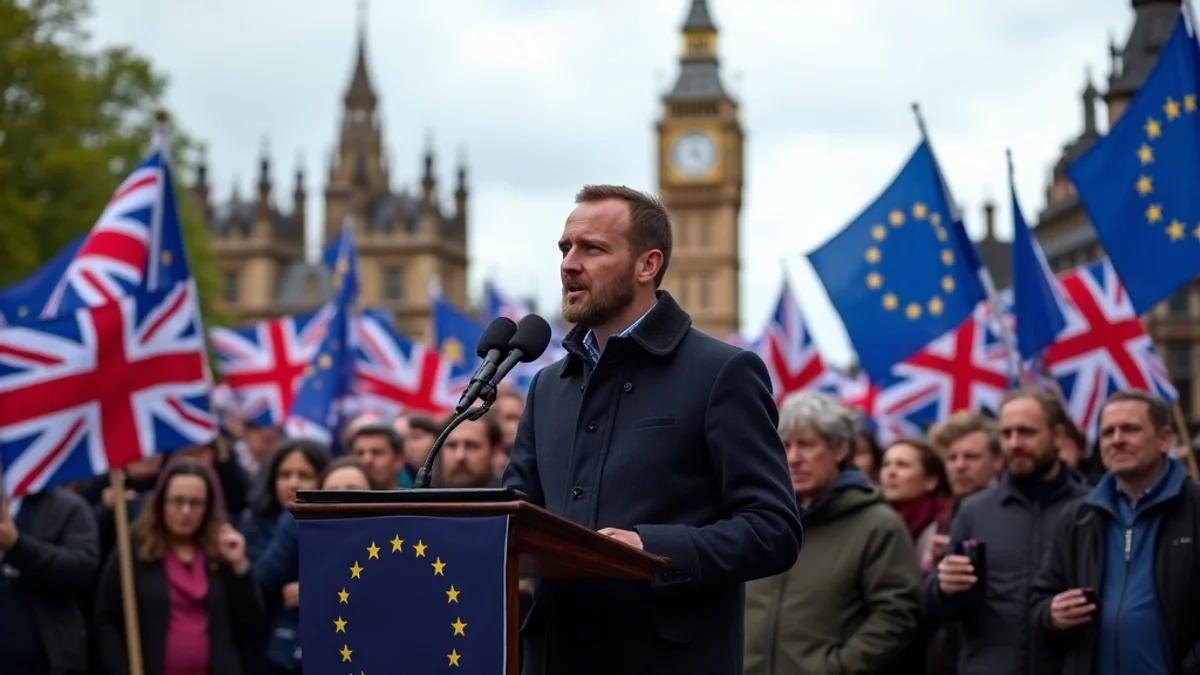 Os Rallies do Brexit de Farage Financiados pelo Orçamento da UE