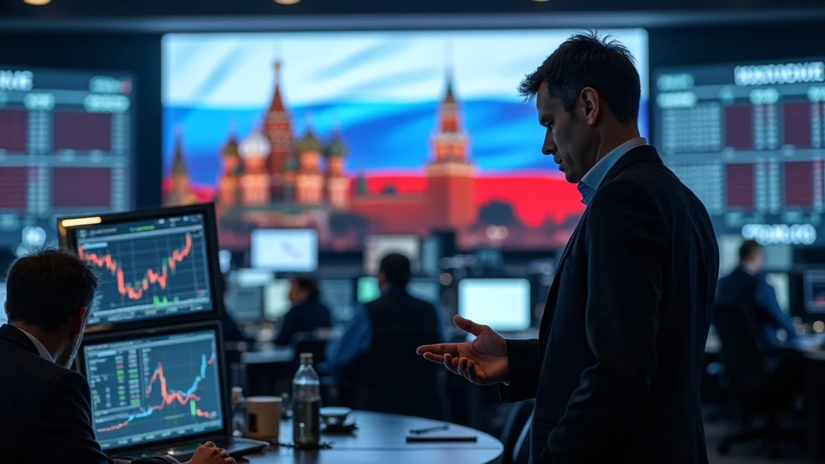 Les actions russes chutent au milieu des tensions géopolitiques