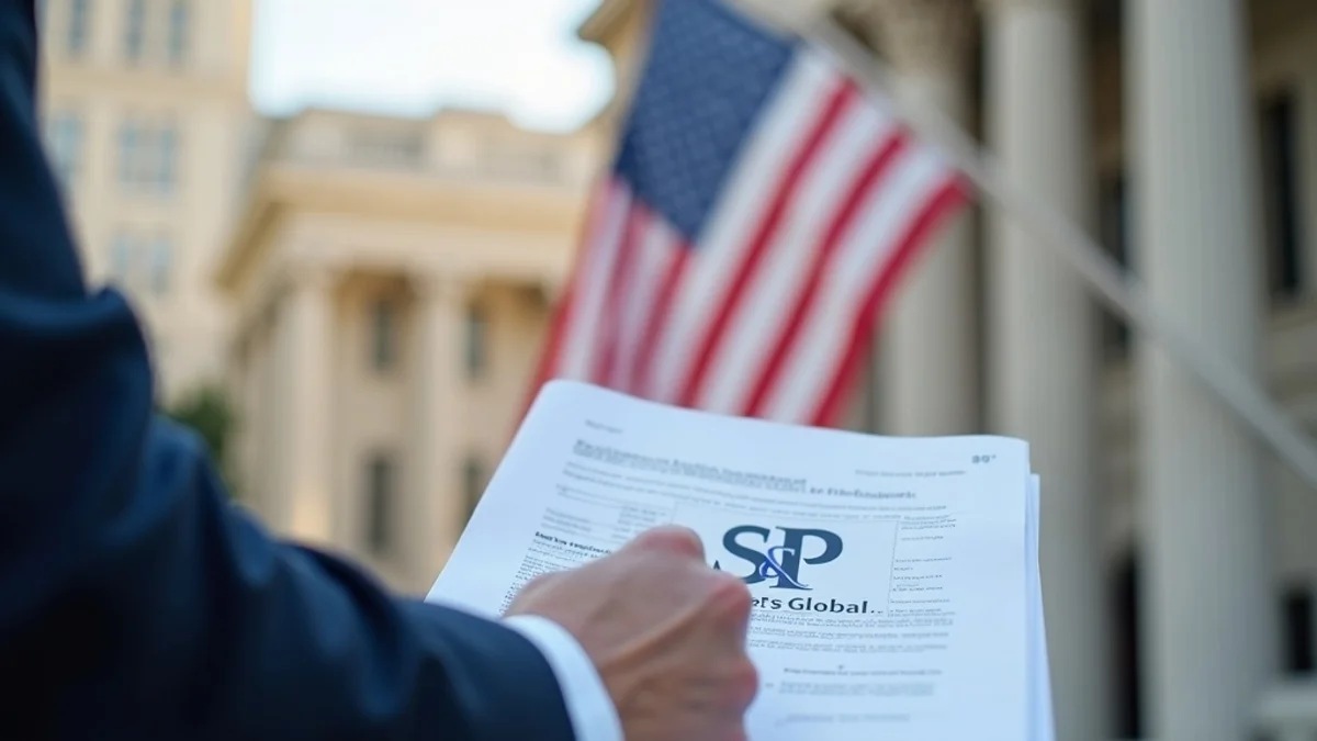 S&P Confirma Classificação AA+ dos EUA, Destaca Pressões Fiscais
